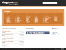 Tablet Screenshot of desguaces.name