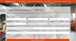 Desktop Screenshot of desguaces.com